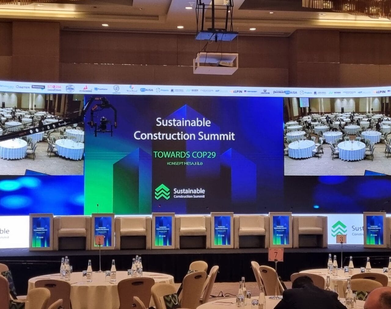 We participated in the “Sustainable Construction Summit” held in Azerbaijan